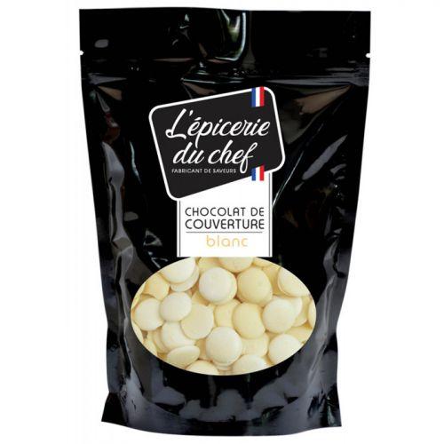 Palets de chocolat de couverture 1 kg - blanc Palets de chocolat de couverture 1 kg - blanc