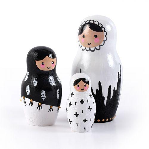 Pequeños moldes de yeso de látex - Muñecas rusas Pequeños moldes de yeso de látex - Muñecas rusas