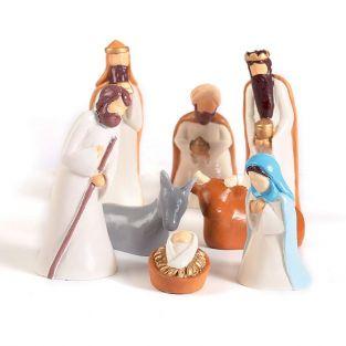 Pequeños moldes de yeso de látex - Figuritas del pesebre