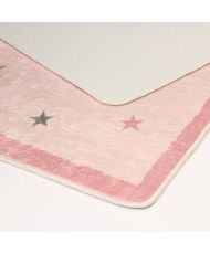 Tapis enfant MONGOLFIERE 80 x 150 cm - Rose