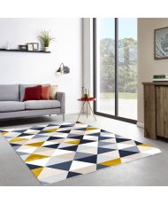 Tapis d'intérieur Triangle 50 x 80 cm - Jaune
