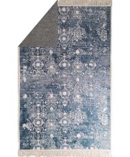 Tapis de salon MEDAILLON 120 x 180 cm - Bleu