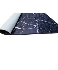 Tapis de salon MARBRE 50 x 80 cm - Noir