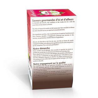 Tisane cranberry et citron vert biologique - 18 sachets