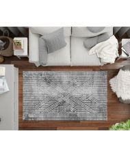 Tapis de salon FISUN 300 x 400 cm - Gris