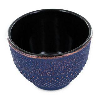 Tasse en fonte bleu et bronze - 0,15 L