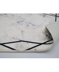 Tapis de salon croisé 80 x 150 cm - Noir
