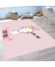 Tapis enfant Calin 100 x 160 cm - Rose