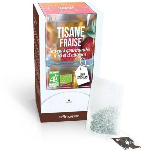 Tisane fraise et hibiscus biologique - 20 sachets Tisane fraise et hibiscus biologique - 20 sachets