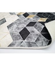 Tapis d'intérieur LUXE 50 x 80 cm - Noir