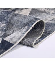 Tapis de salon bambou 80 x 150 cm - Bleu
