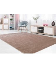 Tapis d'intérieur uni 120 x 180 cm - Beige