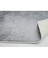 Tapis d'intérieur uni 80 x 150 cm - Gris