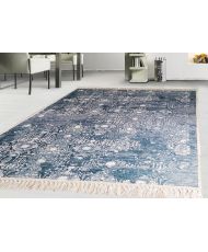 Tapis de salon MEDAILLON 120 x 180 cm - Bleu