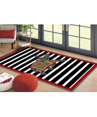 Tapis d'intérieur Gan 60 x 90 cm - Rouge