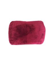Grand plaid uni 200 x 220 cm - Rouge
