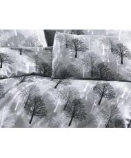 Parure de lit TREE 140 x 200 cm - Gris