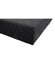 Matelas mousse 140 x 190 x 25 cm - Gris