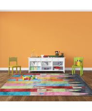 Tapis enfant 100 x 160 cm - Multicolore