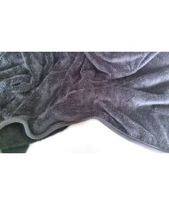 Grand plaid uni 200 x 220 cm - Gris