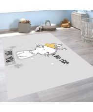 Tapis enfant Calin 100 x 160 cm - Gris