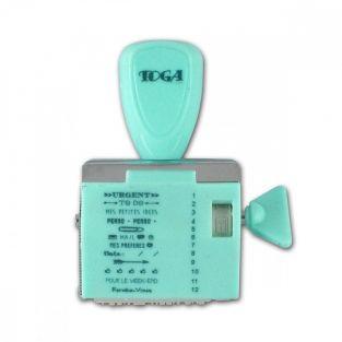 Message ink pad with wheel