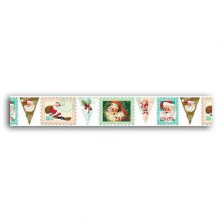 Masking tape 10 m x 1,5 cm - Timbres de Noël Dear Santa