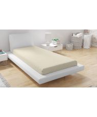 Drap Housse Microfibre 90 x 200 cm - Beige