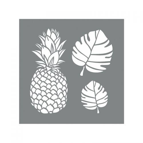 Pochoir tropical - 2 plaques Pochoir tropical - 2 plaques