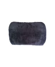 Grand plaid uni 200 x 220 cm - Noir