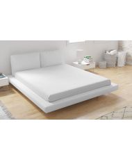 Drap Housse Microfibre 140 x 200 cm - Blanc