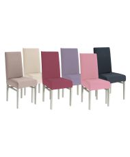 Housse de chaise extensible 23 x 18 x 18 cm - Argenté