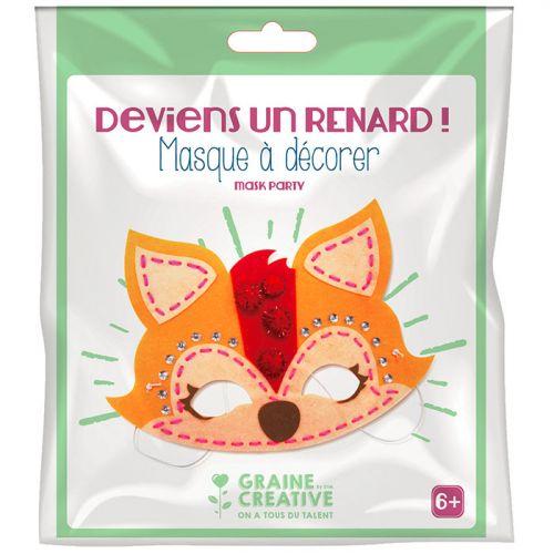 Felt mask kit to decorate - Fox Felt mask kit to decorate - Fox