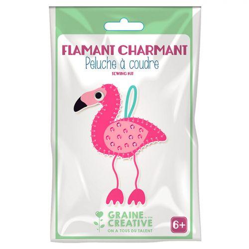 Kit peluche à coudre - Flamant Charmant Kit peluche à coudre - Flamant Charmant