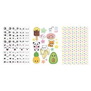 3 transferts pour pâte polymère - Kawaii