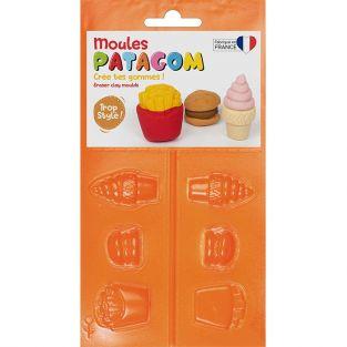 Moldes para Goma de borrar - Comida chatarra
