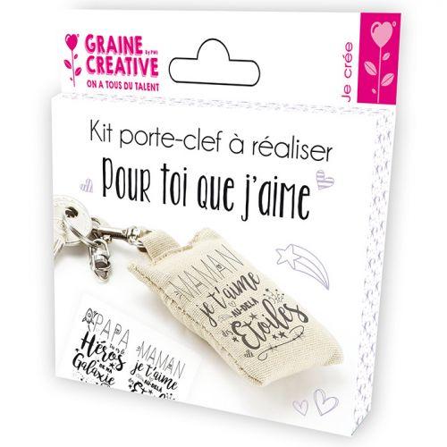 Keychain DIY kit - Mother's Day / Father's Day (in French) Keychain DIY kit - Mother's Day / Father's Day (in French)