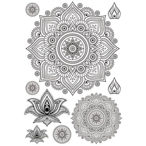 Transfert thermocollant à repasser A4 - Mandala