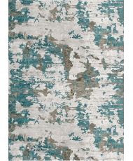 Tapis de salon Moderne 80 x 150 cm - Bleu