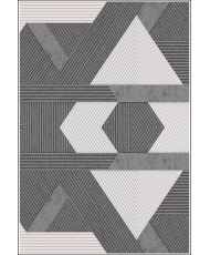 Tapis de salon ZINO 80 x 150 cm - Gris