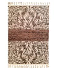 Tapis de salon TINGHIR 300 x 400 cm - Marron