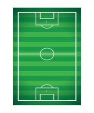 Tapis enfant SOCCER 80 x 150 cm - Vert
