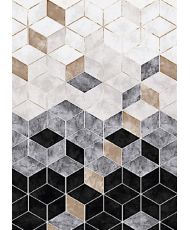 Tapis d'intérieur LUXE 50 x 80 cm - Noir