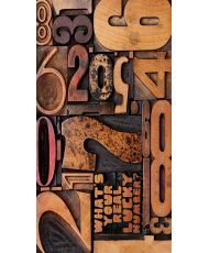 Tapis enfant NUMBER 80 x 150 cm - Orange