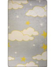 Tapis enfant NUAGE 80 x 150 cm - Gris