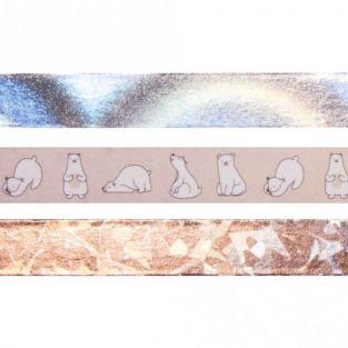 3 masking tapes 10 m x 1,5 cm - Nordique