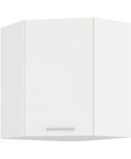 ATLAS Meuble haut d'angle - blanc - 58 x 58 cm