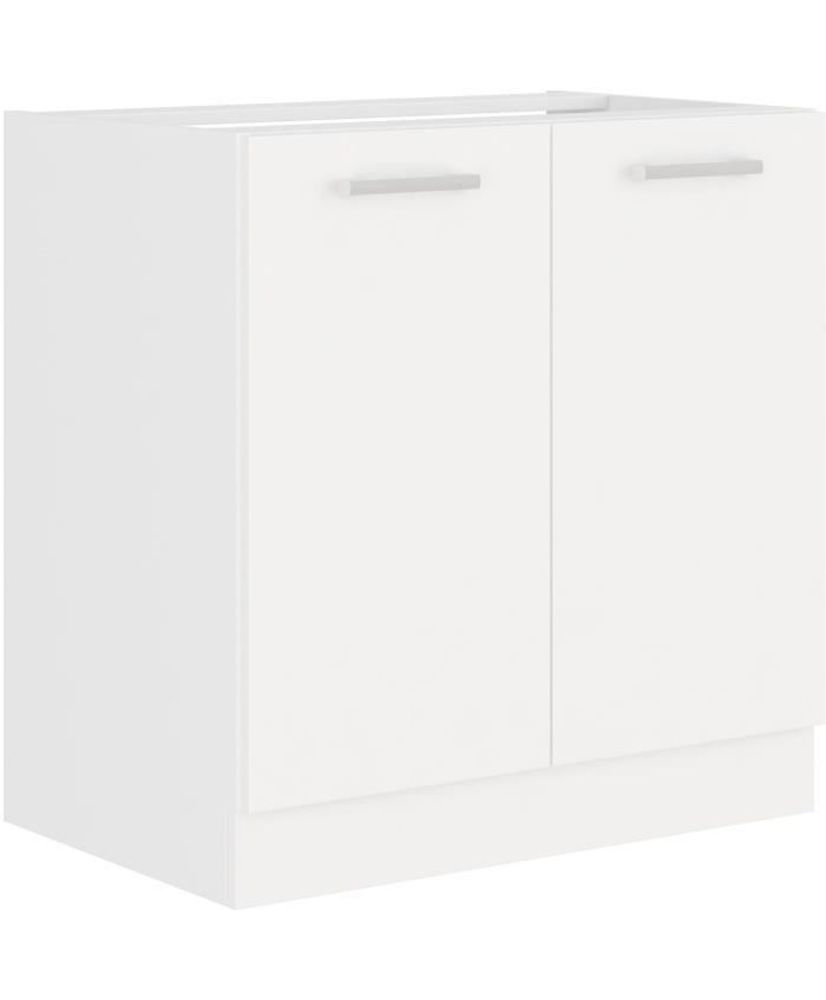 ATLAS 2-door sink unit - 80 x 82 x 52 cm - white - Worktop not included ATLAS 2-door sink unit - 80 x 82 x 52 cm - white - Worktop not included
