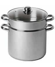 BAUMALU Catering-Couscous-Maker aus Edelstahl – 26 cm