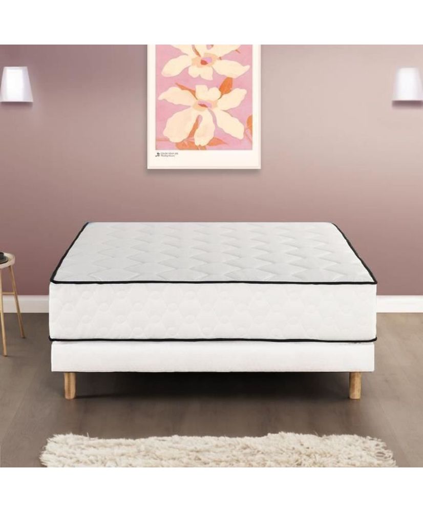 Box spring + mattress set 140 x 190 cm Box spring + mattress set 140 x 190 cm